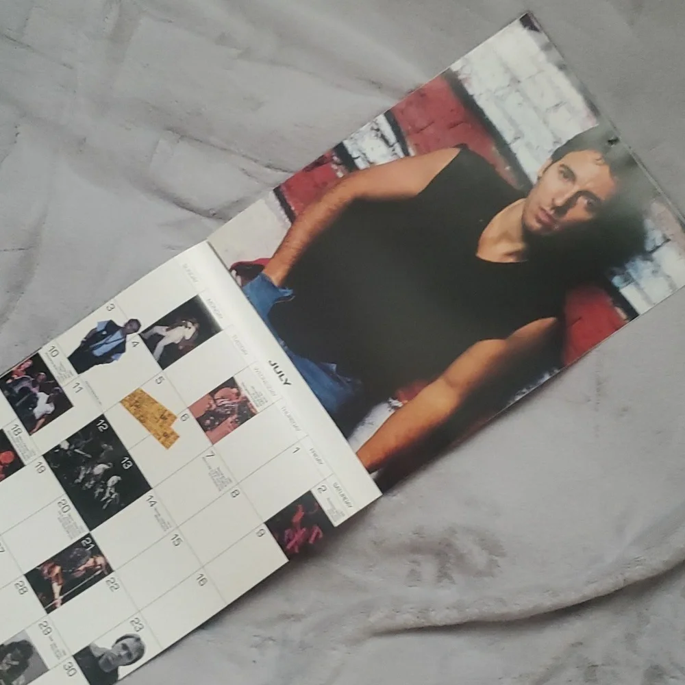 Bruce Springsteen 1988 Official Calendar Vintage Wall Decor Large Paper …